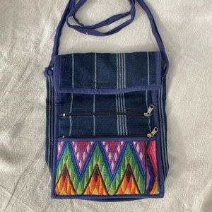 Handmade Cotton Crossbody Bag